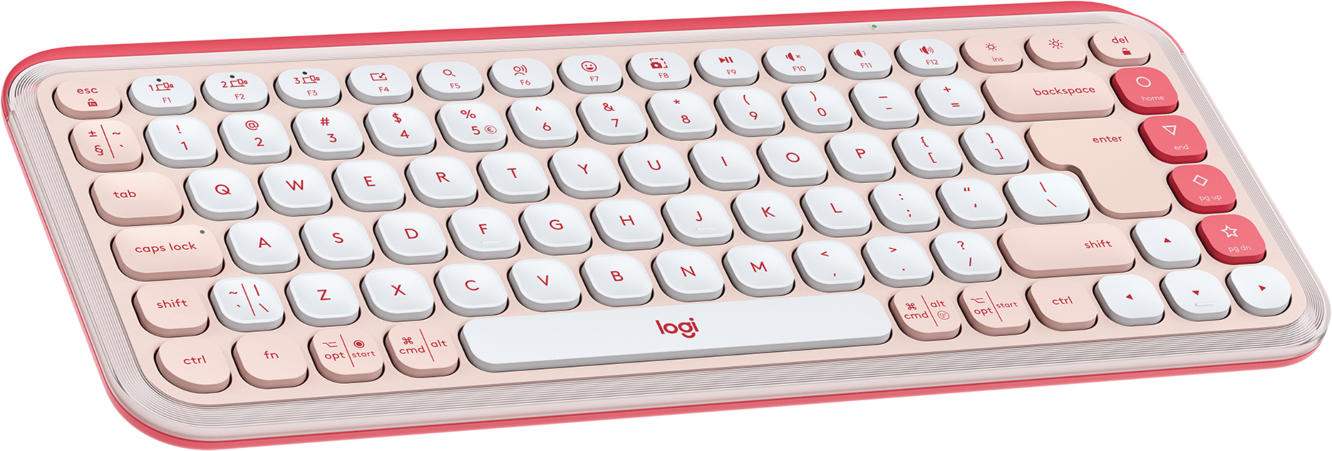 Клавиатура беспроводная Logitech POP Icon Keys Rose (920-013073) - Фото 1