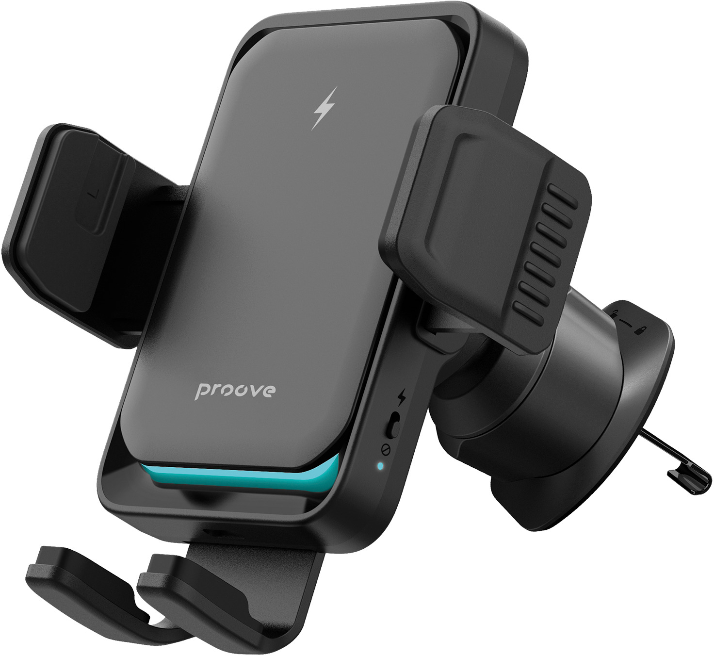 Автотримач з бездротовою зарядкою Proove Sonic Pro 15W Black (WHSP15002001) - Фото 1