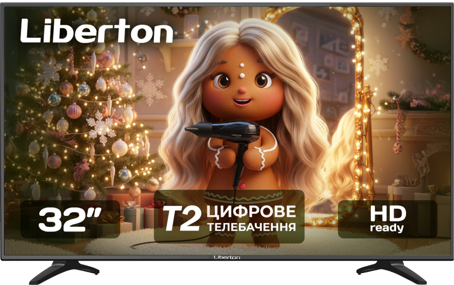 Купити Телевізор Liberton 32AS1HDT - Фото 1 Телевізор Liberton 32AS1HDT - Фото 1