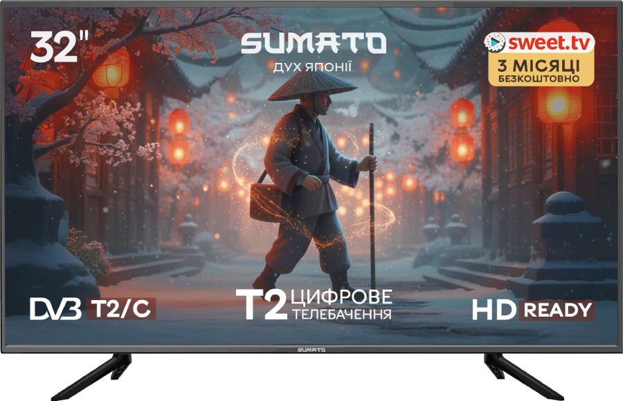 Купити Телевізор SUMATO 32HT01 - Фото 1 Телевізор SUMATO 32HT01 - Фото 1