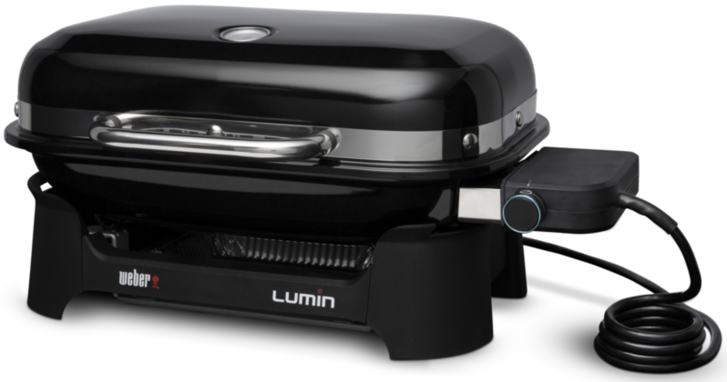Гриль-барбекю электрический Weber Lumin Compact 1000 Black (91010979) - Фото 1