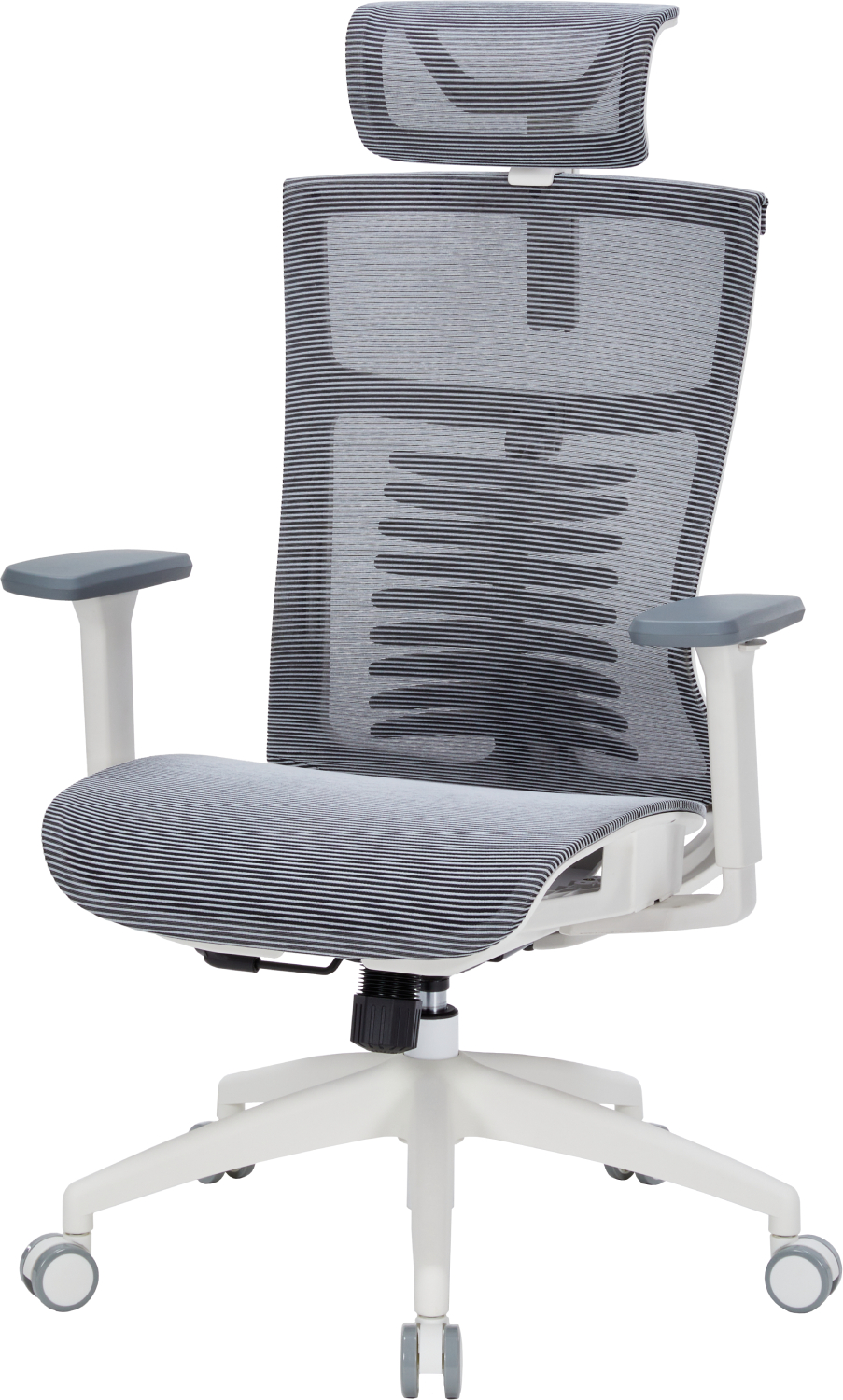 Кресло офисное OfficePro Balance (OC620-W-DG-DG) White/Dark Gray - Фото 1