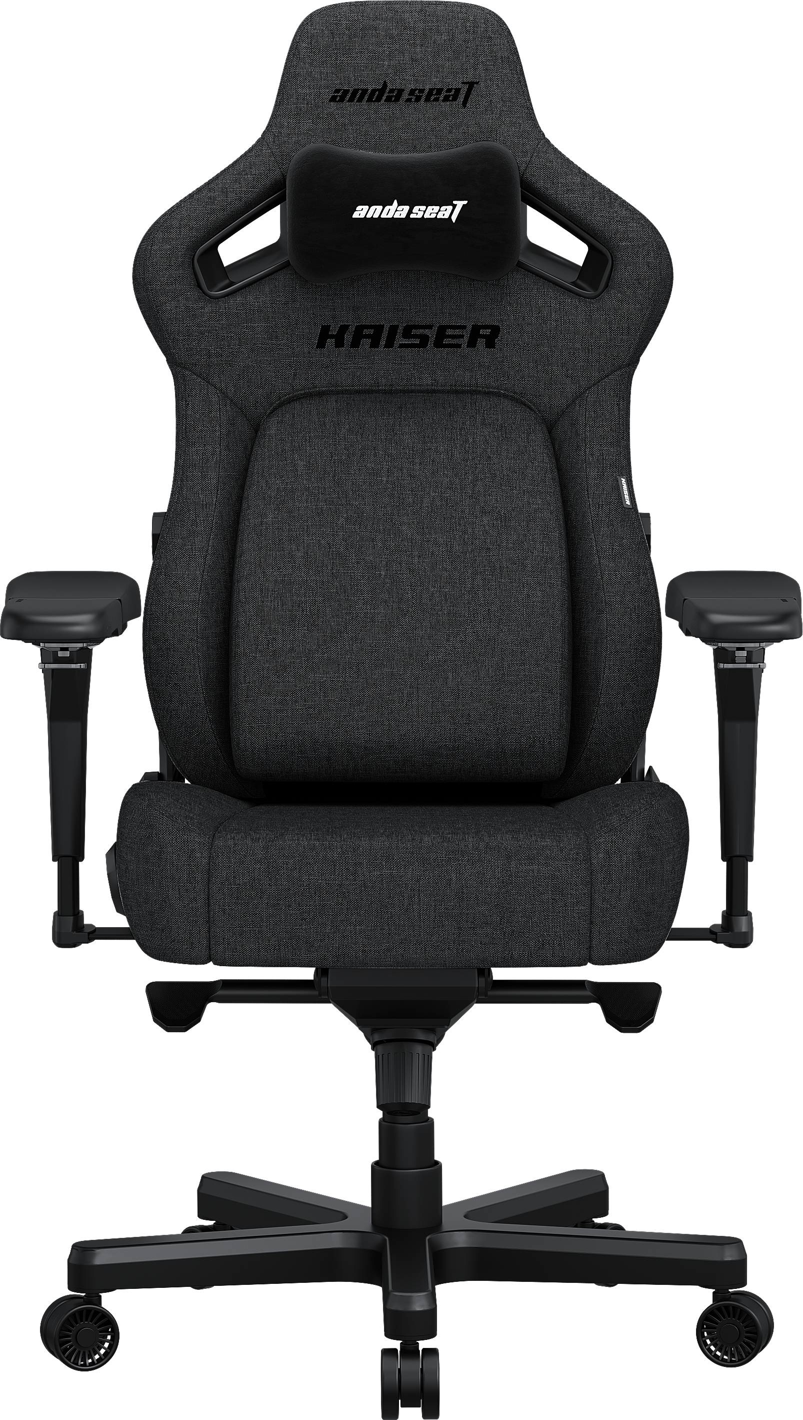 Кресло для геймеров Anda Seat Kaiser 4 Size L Dark gray Linen Fabric (AD12YDDC-L-20-GB-CF) - Фото 1