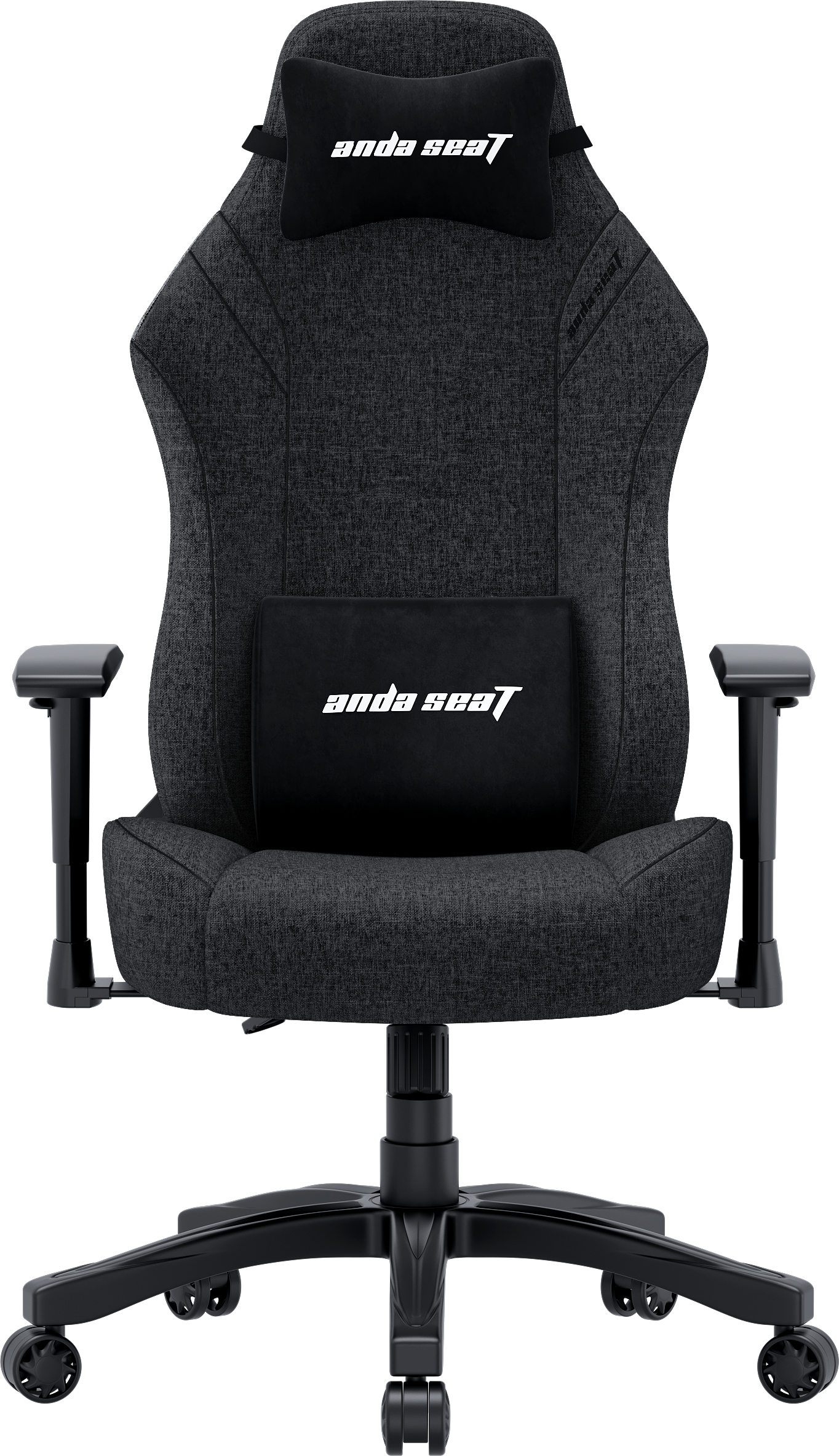 Кресло для геймеров Anda Seat Luna Size L Dark Gray Fabric (AD18-44-GB-F) - Фото 1