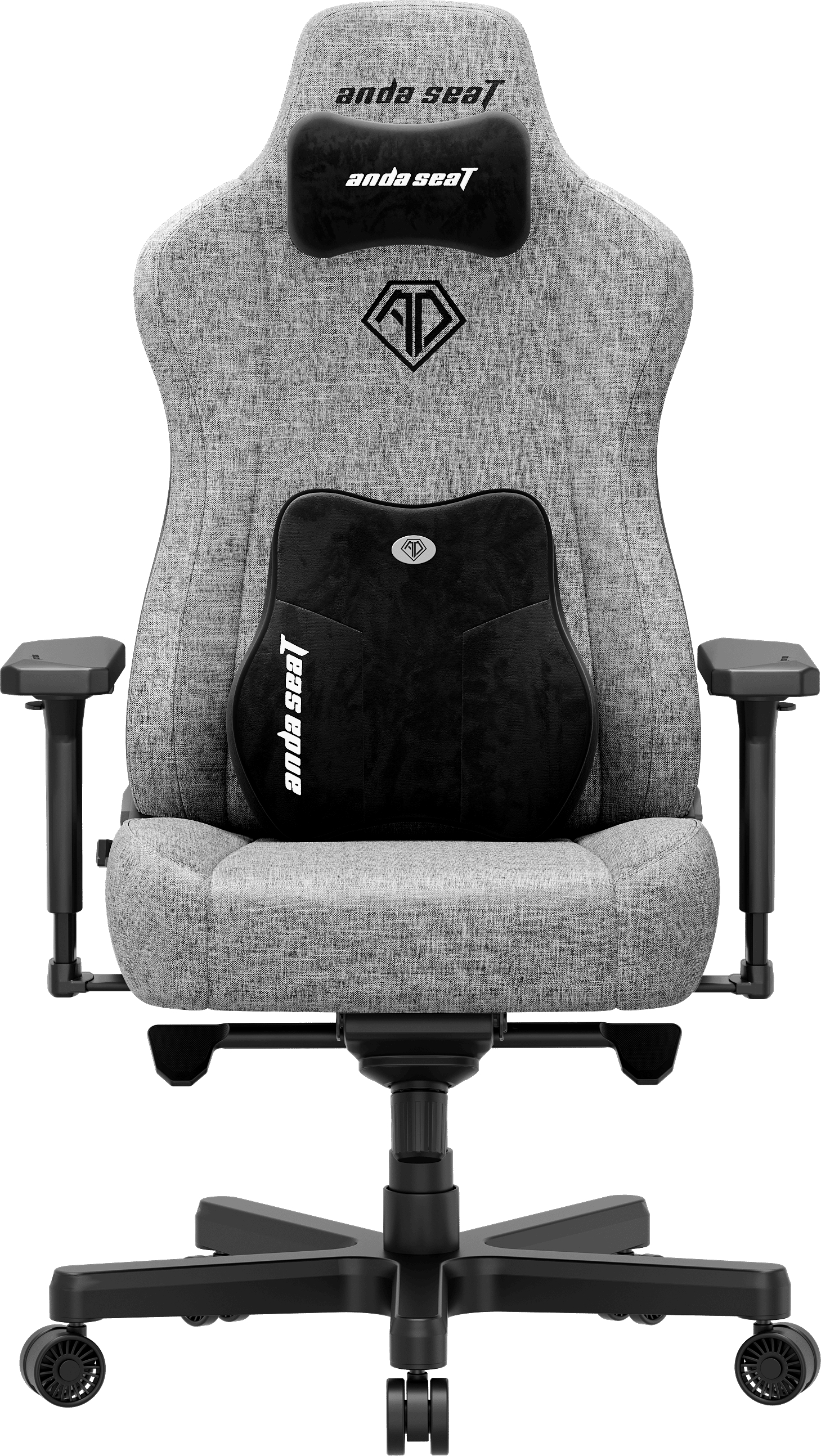 Кресло для геймеров Anda Seat Kaiser 3E XL Grey Fabric (AD23YC-XL-09-G-CF-G01) - Фото 1