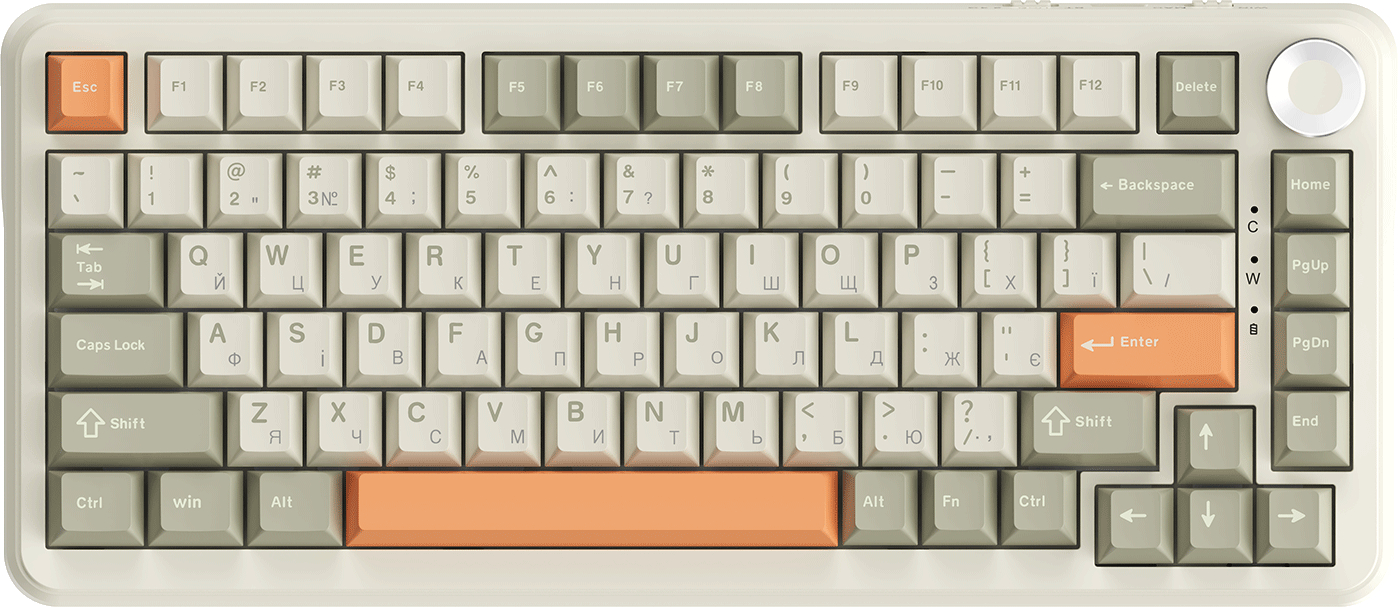 Клавиатура беспроводная игровая Ajazz AK820 MAX (AK820MAX-FF-R) - Фото 1