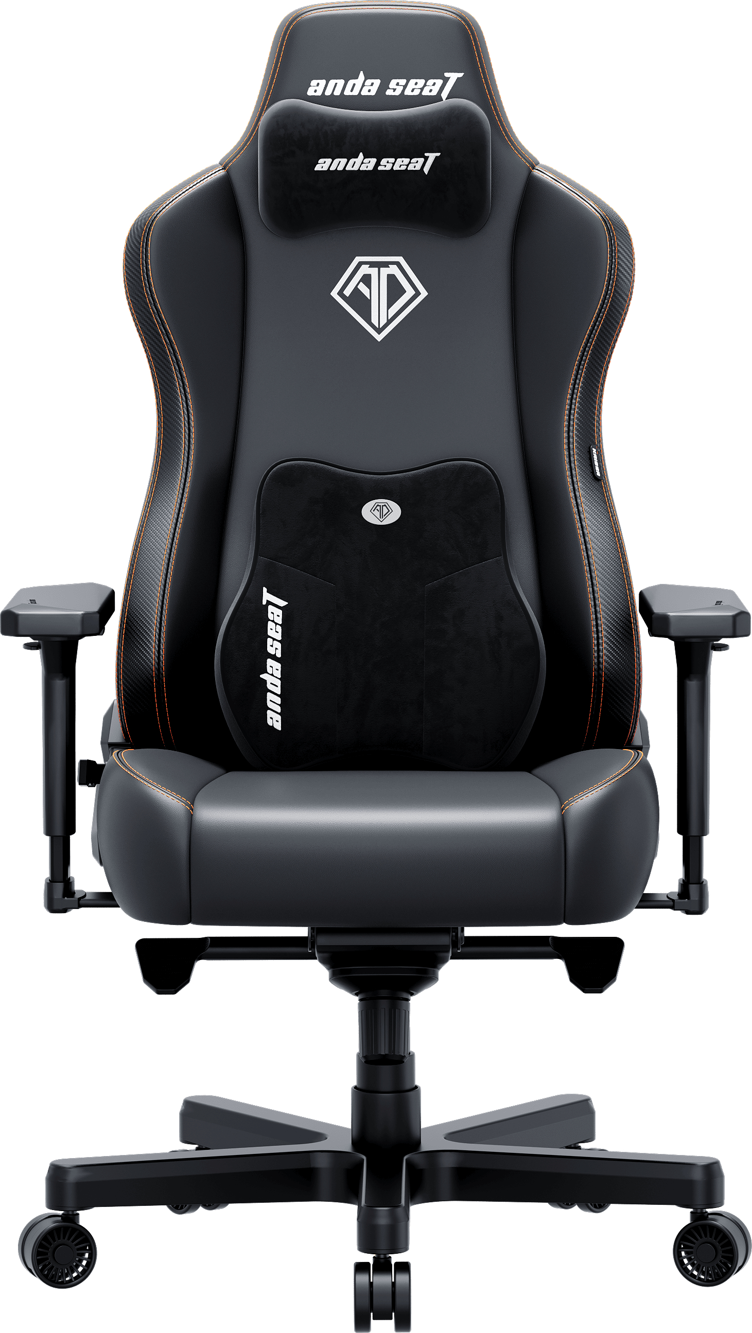 Крісло для геймерів Anda Seat Kaiser 3E XL Black PVC (AD23YC-XL-08-B-PV/C-B01) - Фото 1