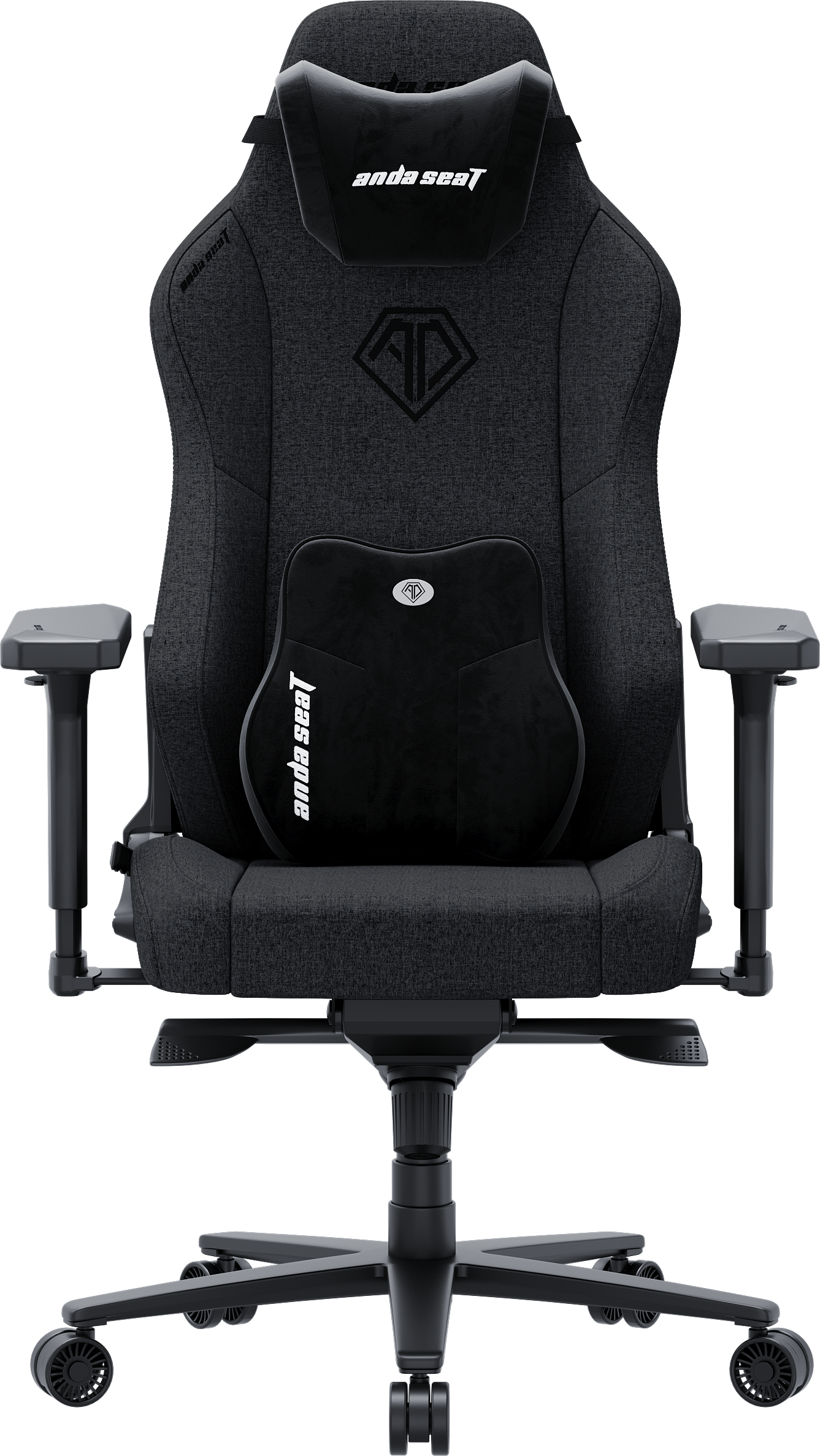Кресло для геймеров Anda Seat Phantom 3 XL Dark Gray Fabric (AD18XL-52-GB-F-G01) - Фото 1
