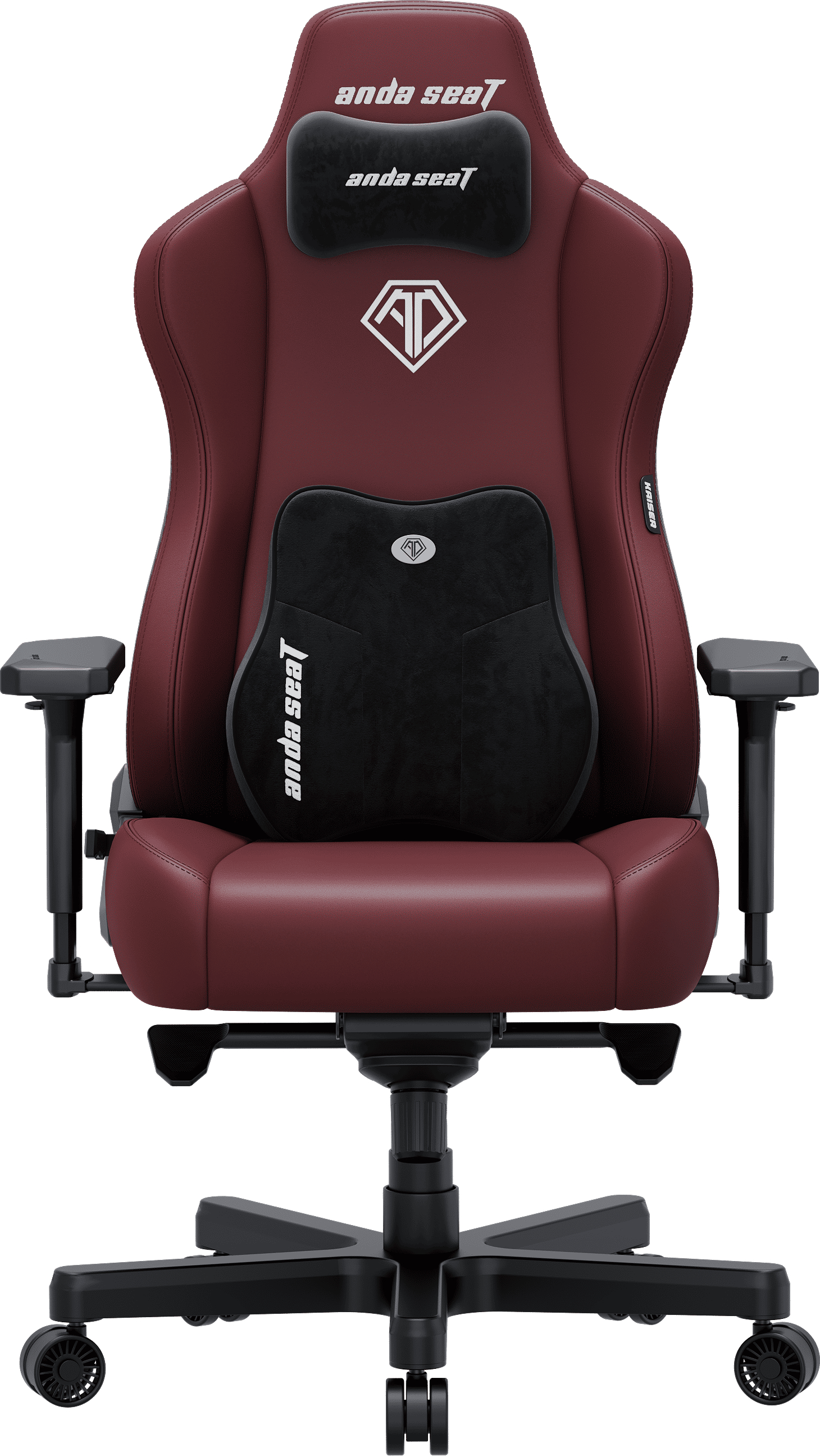 Крісло для геймерів Anda Seat Kaiser 3E XL Maroon PVC (AD23YC-XL-09-A-PV/C-A01) - Фото 1