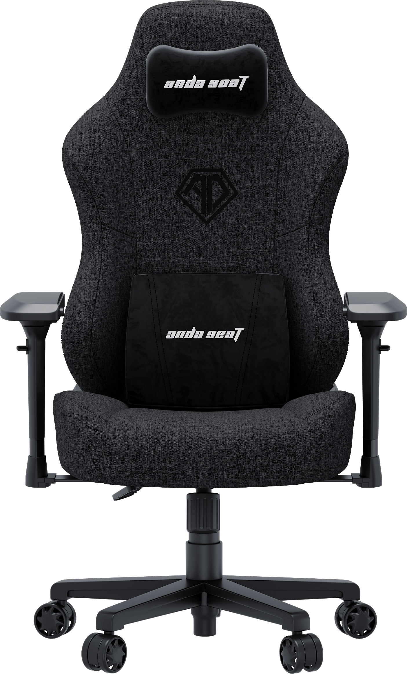 Крісло для геймерів Anda Seat Phantom 3 Pro Size L Dark Grey Linen Fabric (AD18YC-06-GB-F) - Фото 1