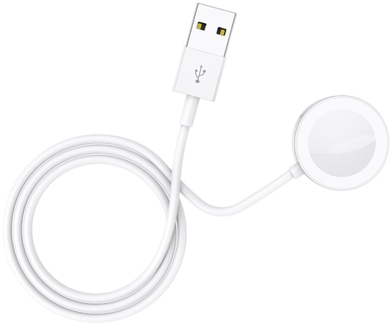 Беспроводное зарядное устройство BOROFONE BQ13 wireless charger for iWatch White (6974443380798) - Фото 1
