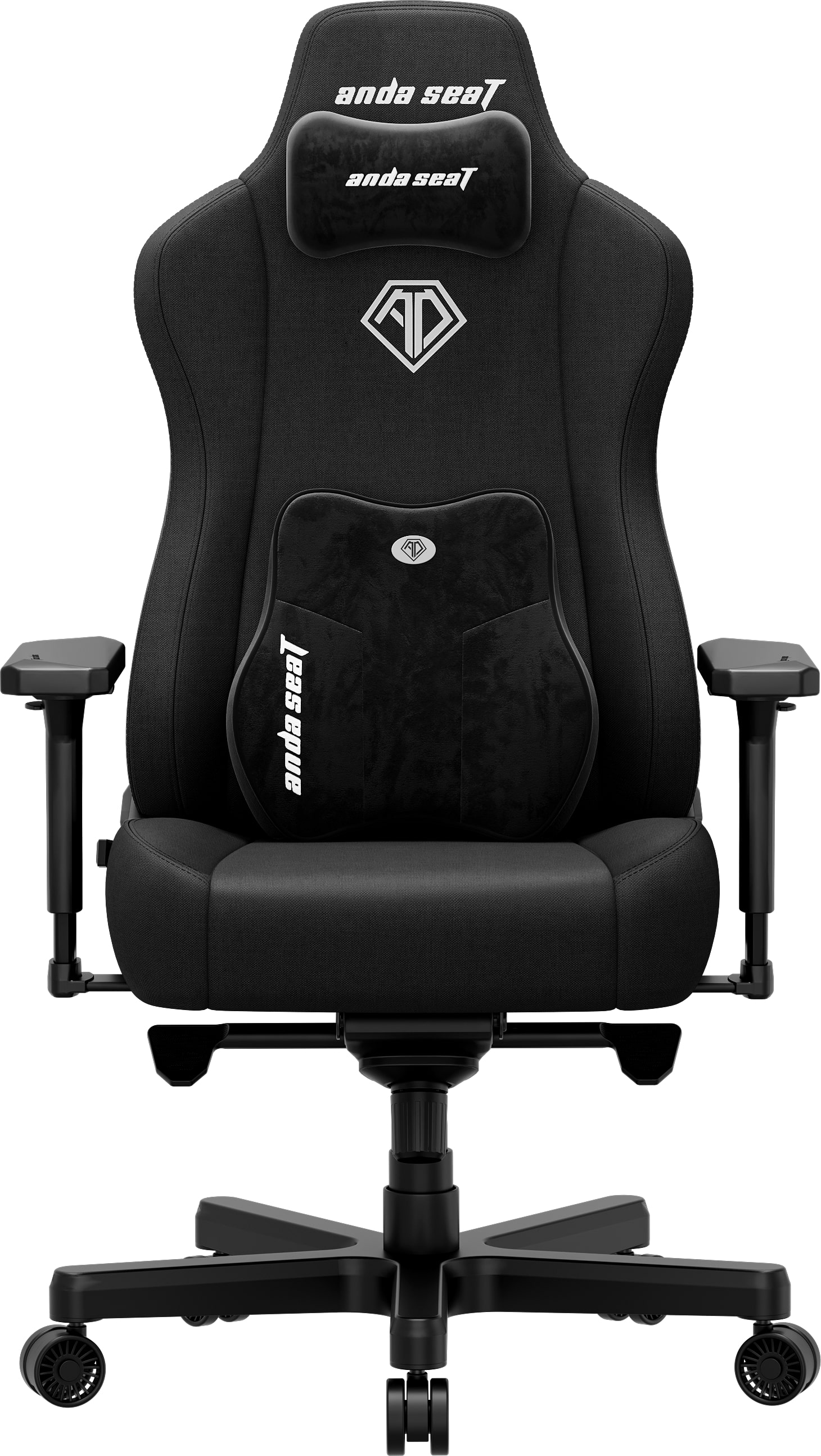 Крісло для геймерів Anda Seat Kaiser 3E XL Black Fabric (AD23YC-XL-09-B-CF-B01) - Фото 1