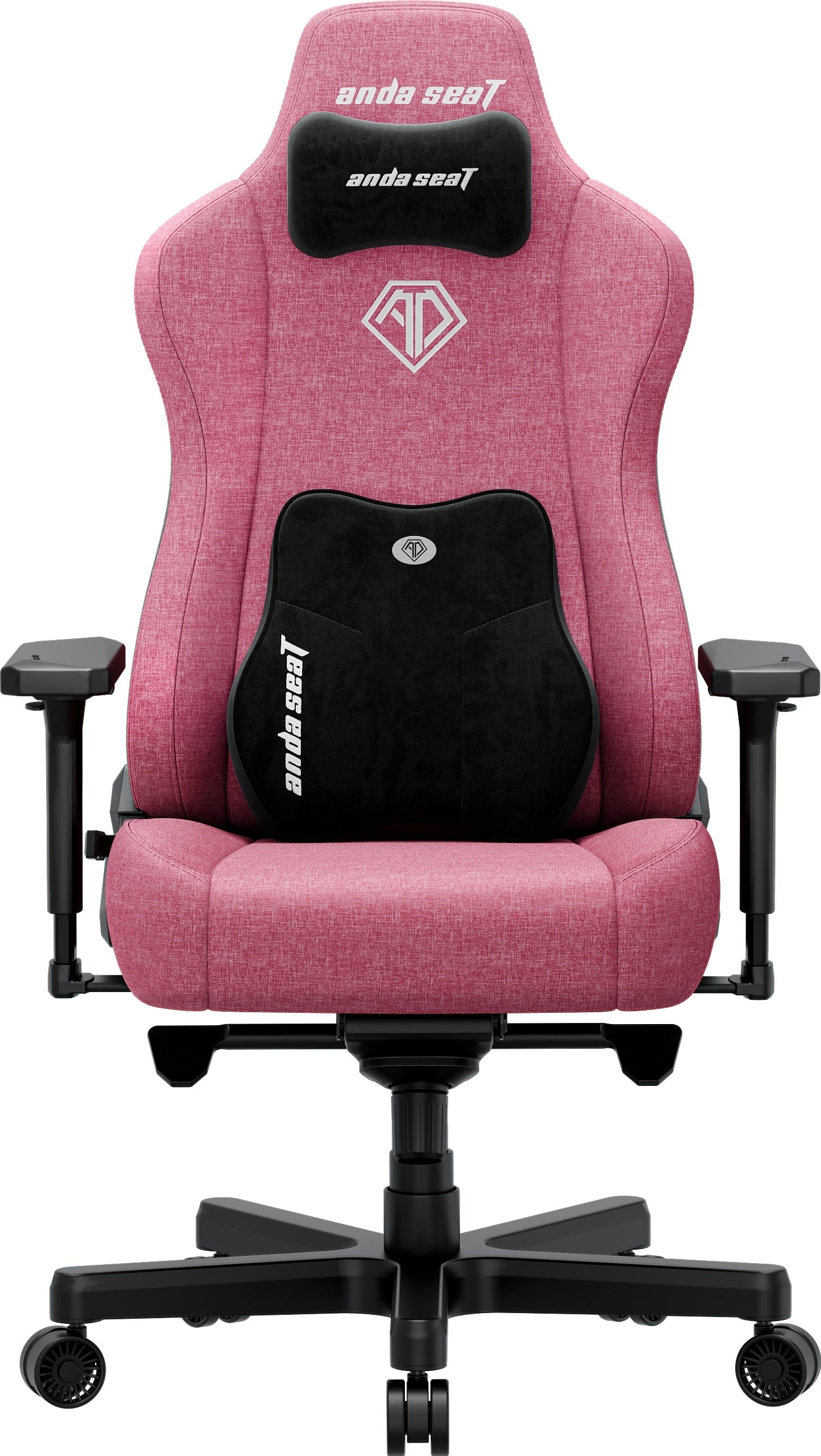 Кресло для геймеров Anda Seat Kaiser 3E XL Pink Fabric (AD23YC-XL-09-P-CF-P01) - Фото 1
