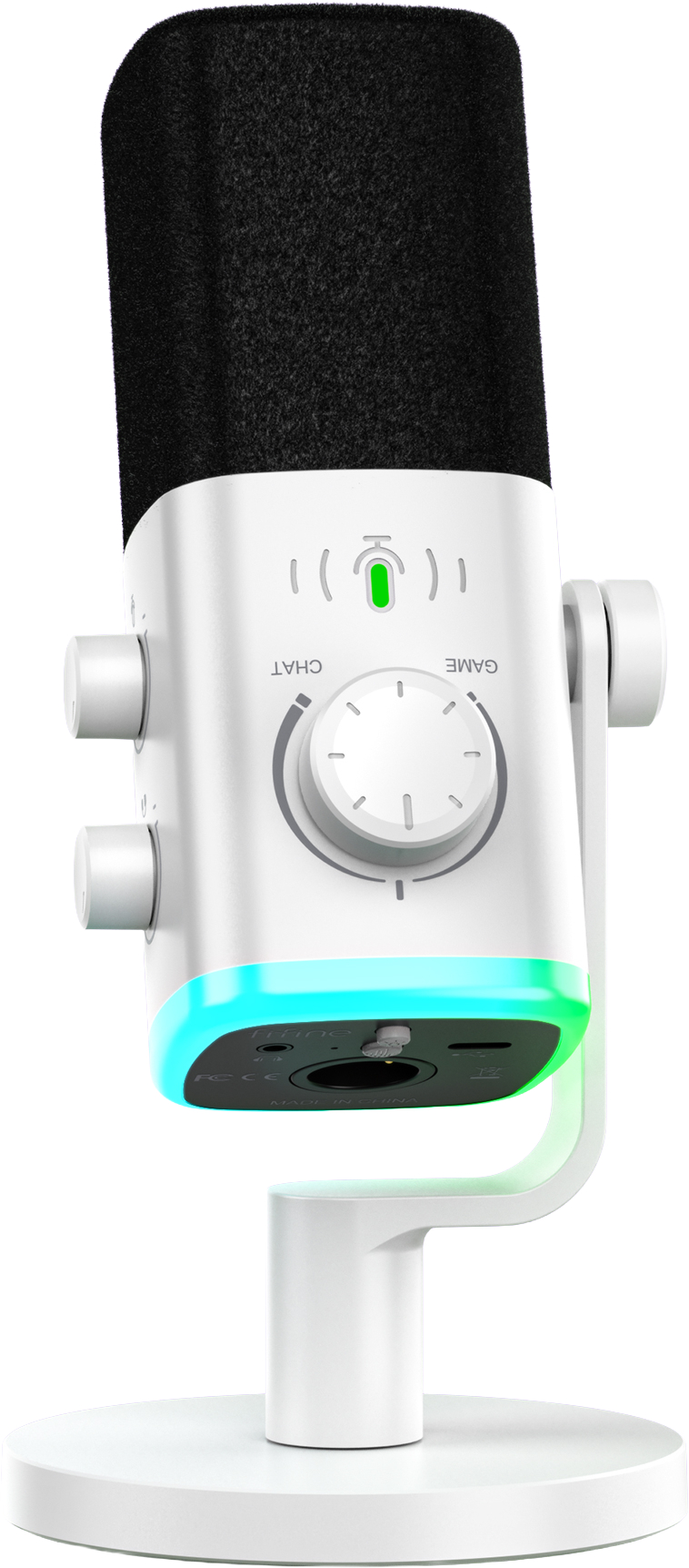 Микрофон вокальный проводной Fifine AM9W XLR/USB White - Фото 1