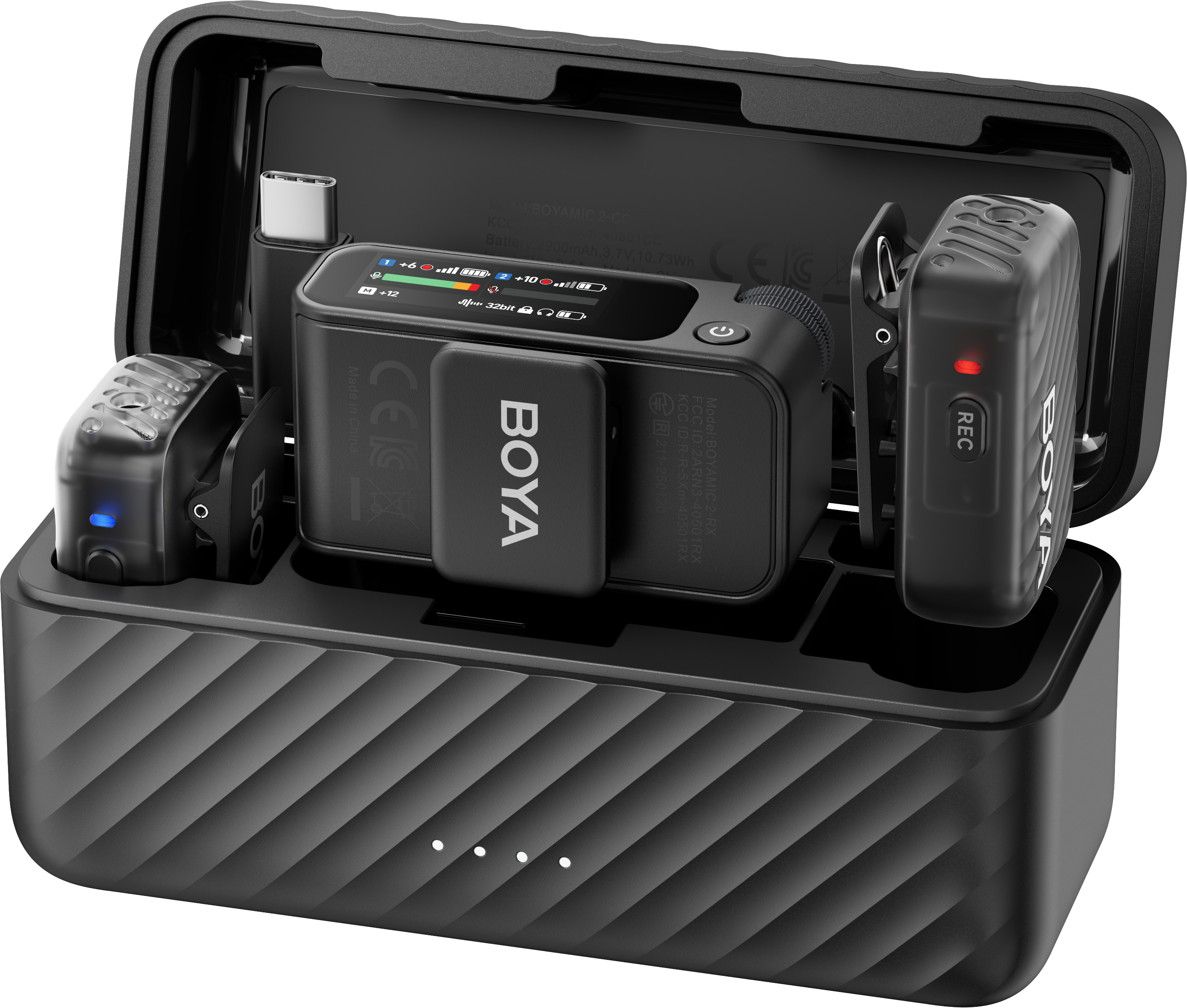 Мікрофон для смартфона Boya MIC 2-02 Type-C/TRS Black - Фото 1