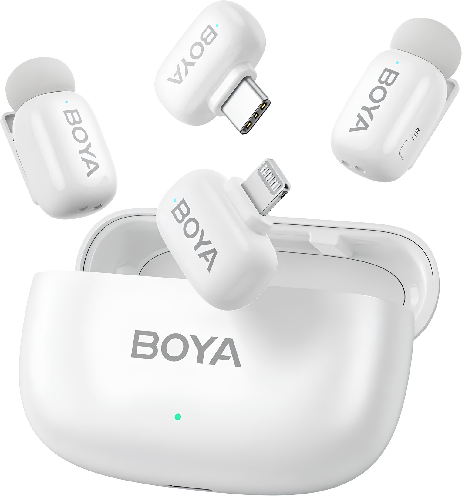 Мікрофон для смартфона Boya mini-13 Type-C/Lightning White - Фото 1