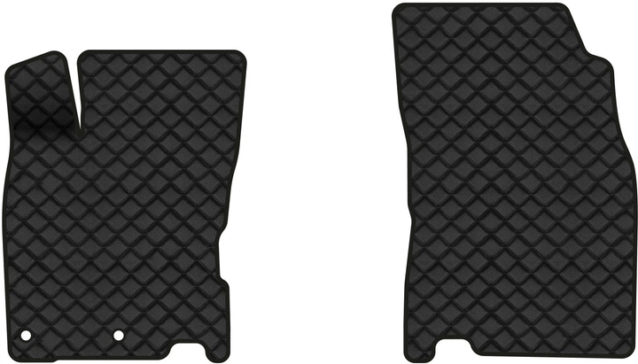 Коврики из экокожи в салон авто передние EVAtech ECO для Qashqai (J11) Nissan 2013-2021 2 поколение SUV EU NS3192AV2AV2BBB - Фото 1