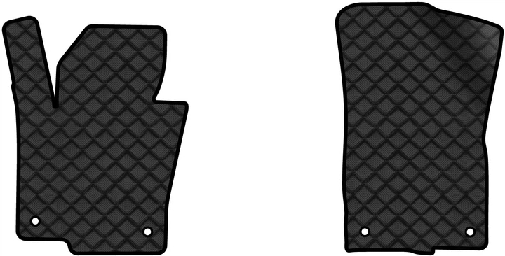 Коврики из экокожи в салон авто передние EVAtech для Passat (B6) (with armrest) Volkswagen 2005-2010 6 поколение Combi EU VW3263AM2AV4BBB - Фото 1