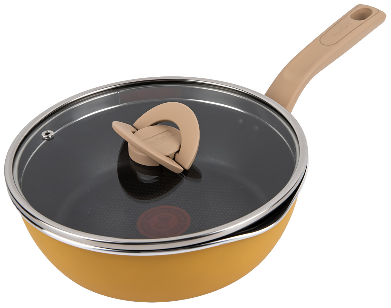 Сковорода універсальна Tefal G1808604 22 см (2,2 л), жовта з кр - Фото 1