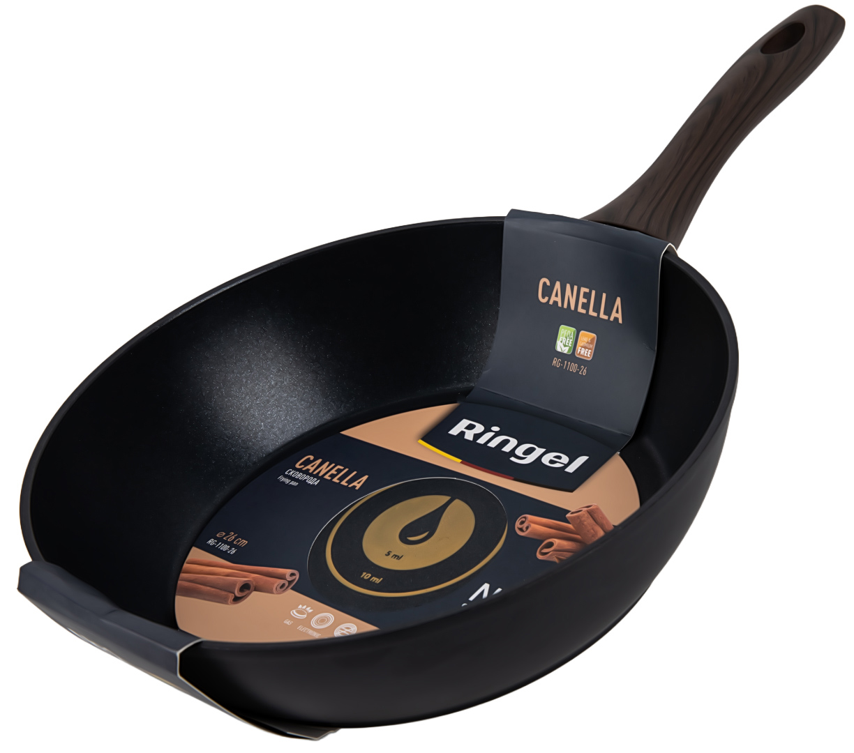 Сковорода універсальна Ringel Canella 26 см (RG-1100-26) - Фото 1