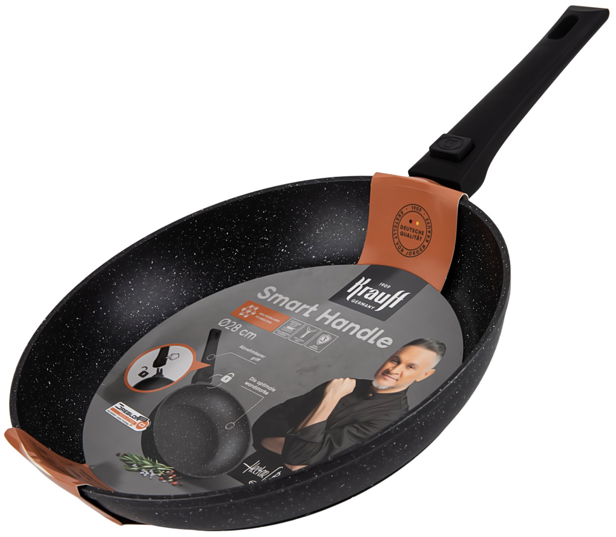 Сковорода універсальна Krauff SMART HANDLE 28 см (25-305-082) - Фото 1