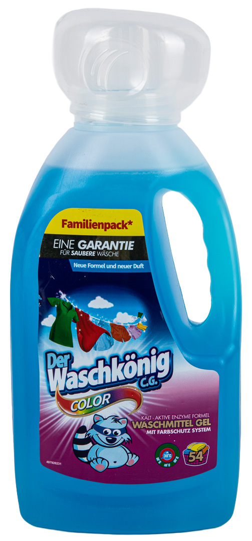 Гель для прання Waschkonig Color 1625 мл (4260418930399) - Фото 1