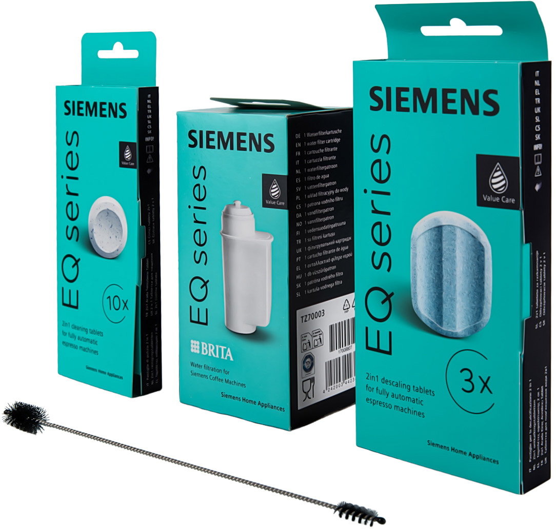 Купити Засіб для чищення кавомашини Siemens комплект обслуговування (TZ80004A) - Фото 1 Засіб для чищення кавомашини Siemens комплект обслуговування (TZ80004A) - Фото 1