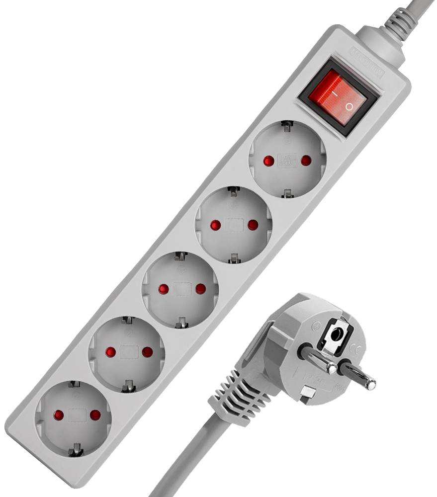 Мережевий фільтр Logan 5 розеток 5m (SFG5-5) - Фото 1