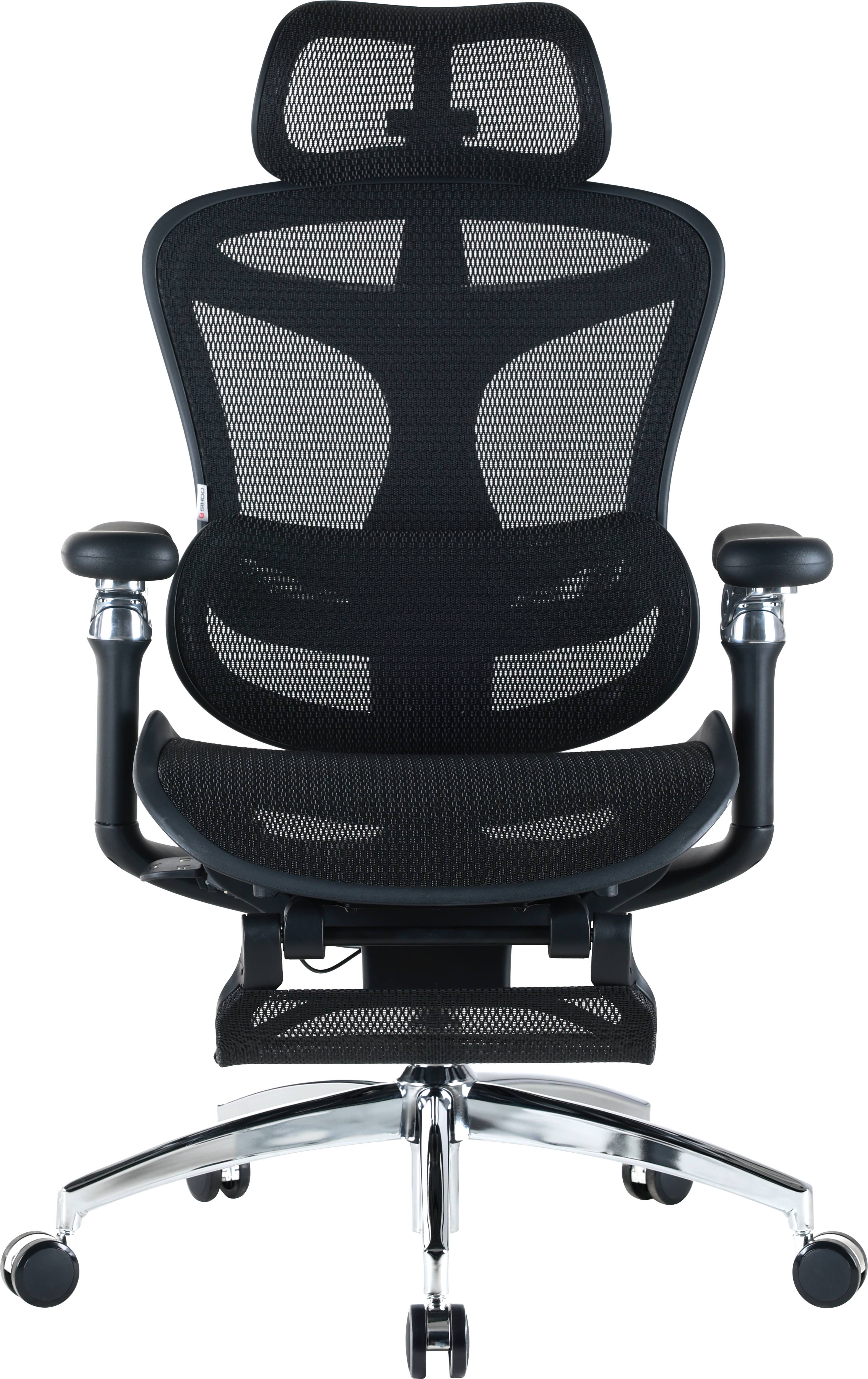 Крісло офісне Sihoo DORO C300 Pro Mesh Black with footrest (DORO-C300-PRO-M101-JT)