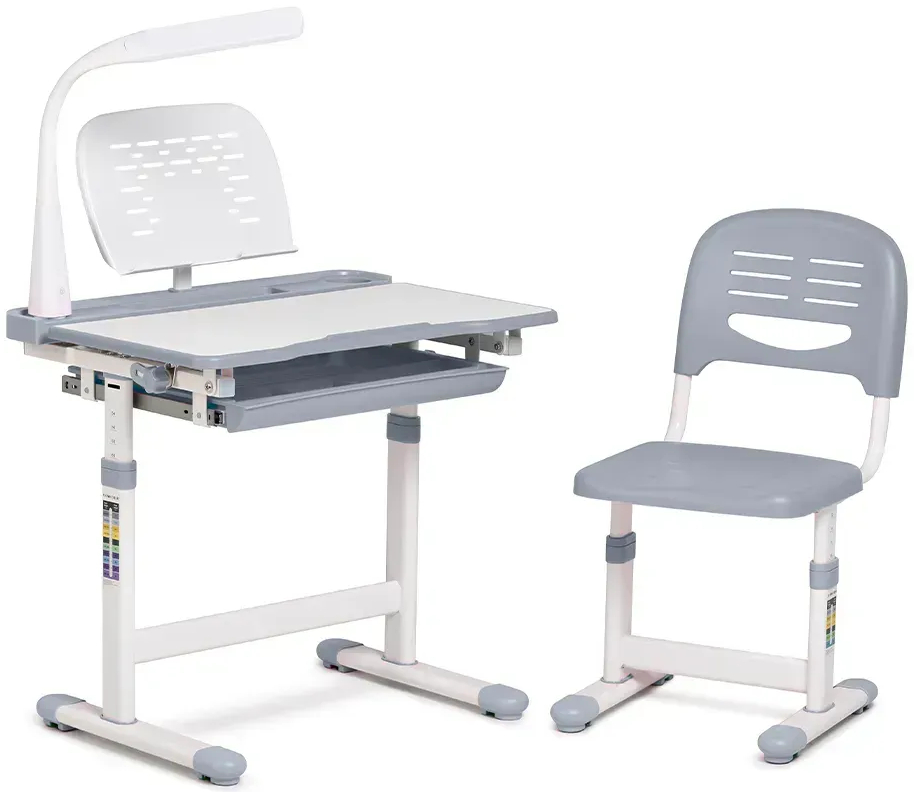 Комплект меблів шкільний 2 елементи FunDesk Сantare Grey - Фото 1