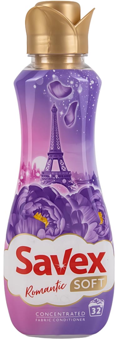 Ополіскувач для білизни SAVEX Soft Romantic 0.8 л (3800024048944) - Фото 1