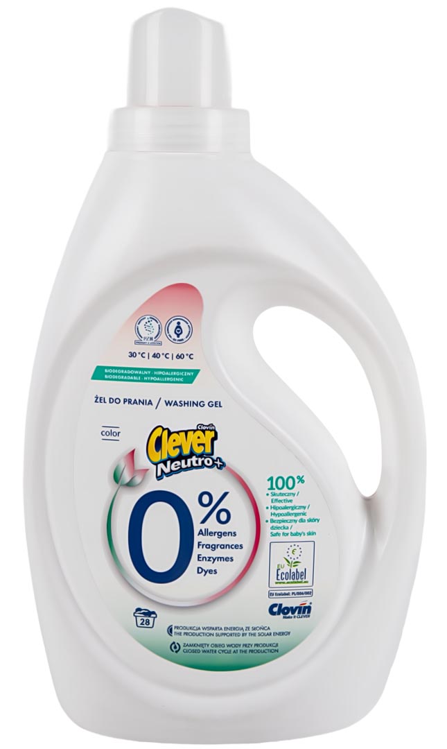 Гель для стирки Clever 1560 мл (5900308779804) - Фото 1