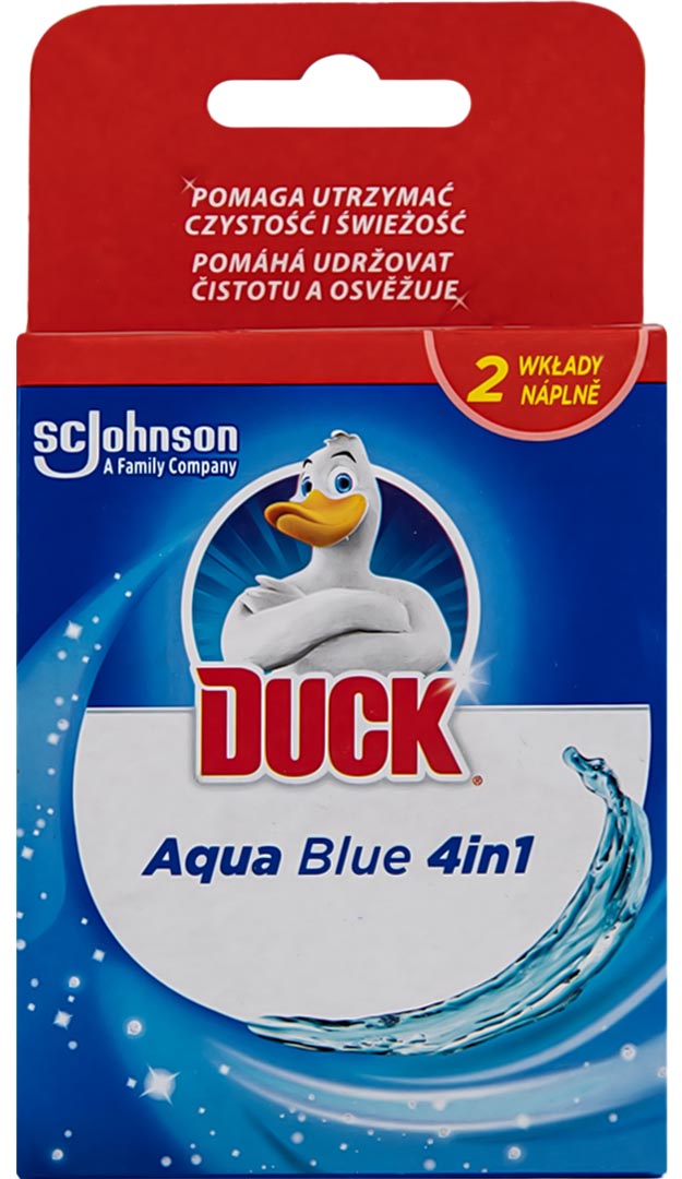Туалетний блок SC Johnson Duck Aqua 4в1 Синій (5000204669756) - Фото 1