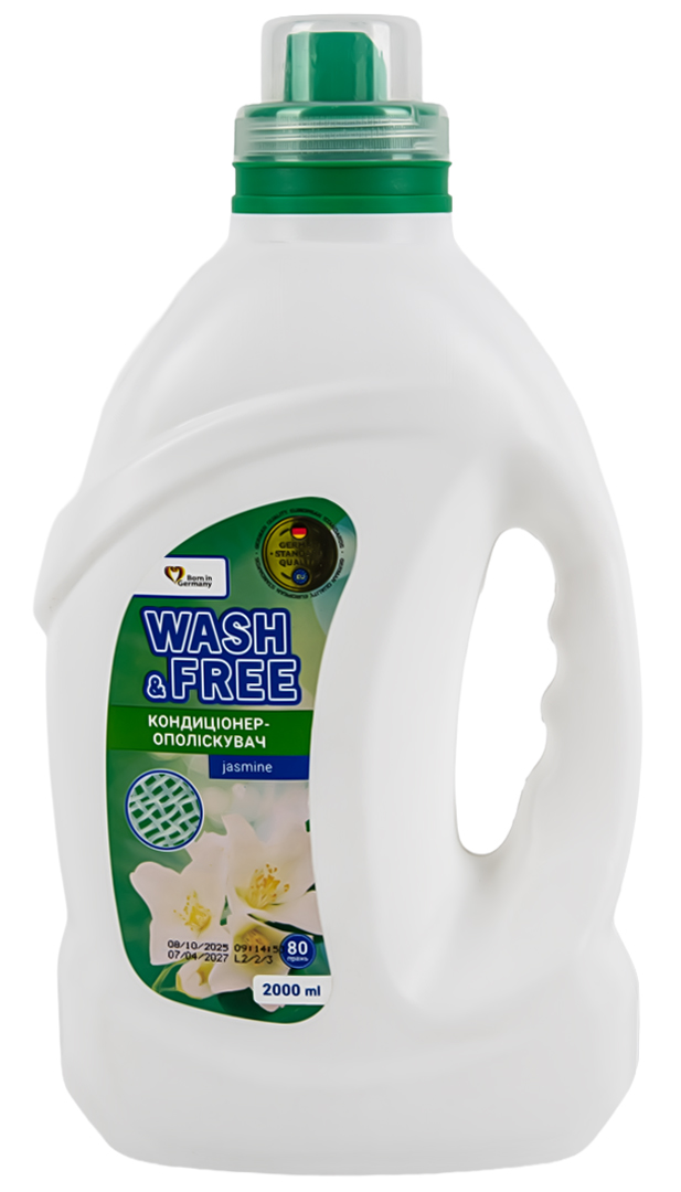 Купити Ополіскувач для білизни WASH & FREE Концентрат Жасмин 2 л - Фото 1 Ополіскувач для білизни WASH & FREE Концентрат Жасмин 2 л - Фото 1