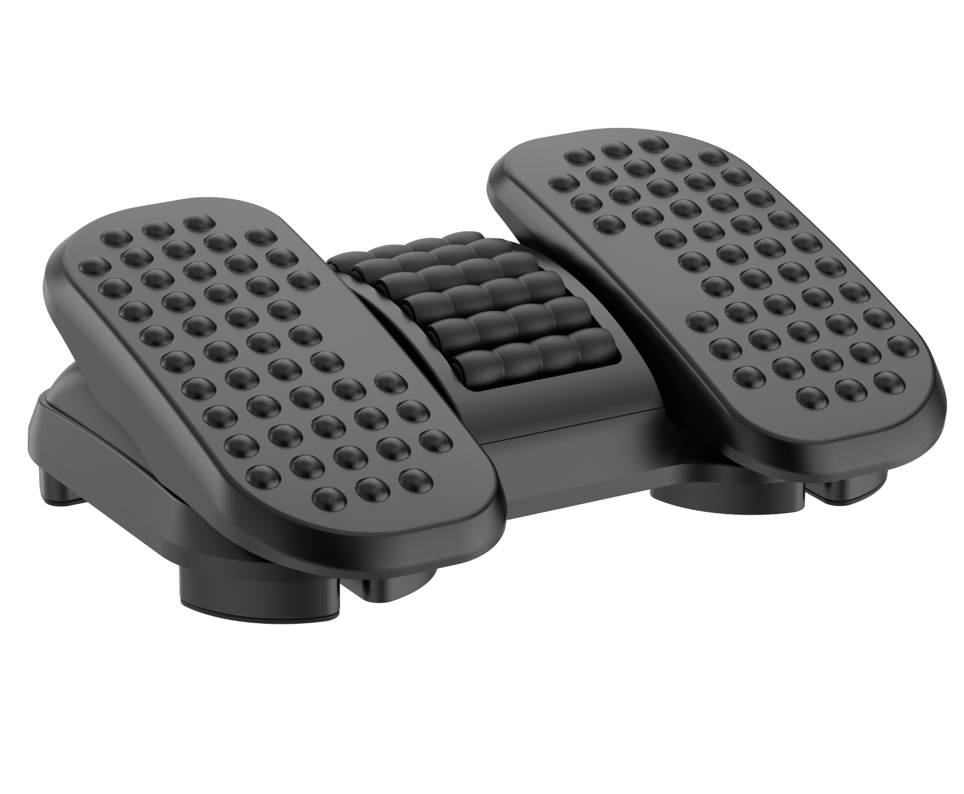 Підставка для ніг регульована масажна OfficePro FR730 Black - Фото 1