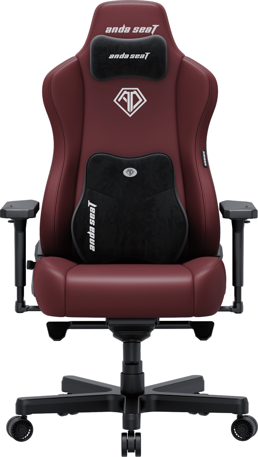 Крісло для геймерів Anda Seat Kaiser 3E XL Maroon PVC (AD23YC-XL-09-A-PV/C-A01)