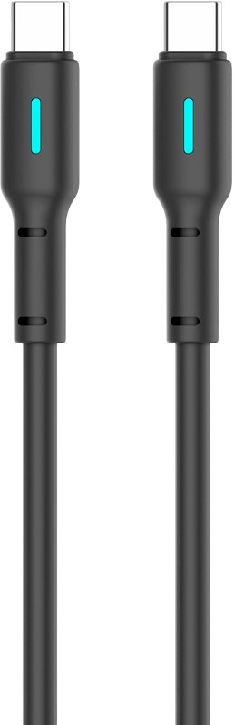 Кабель синхронизации данных Gelius Lumin Lamp GP-UC100 Type-C 2m 60W Black (100085) - Фото 1
