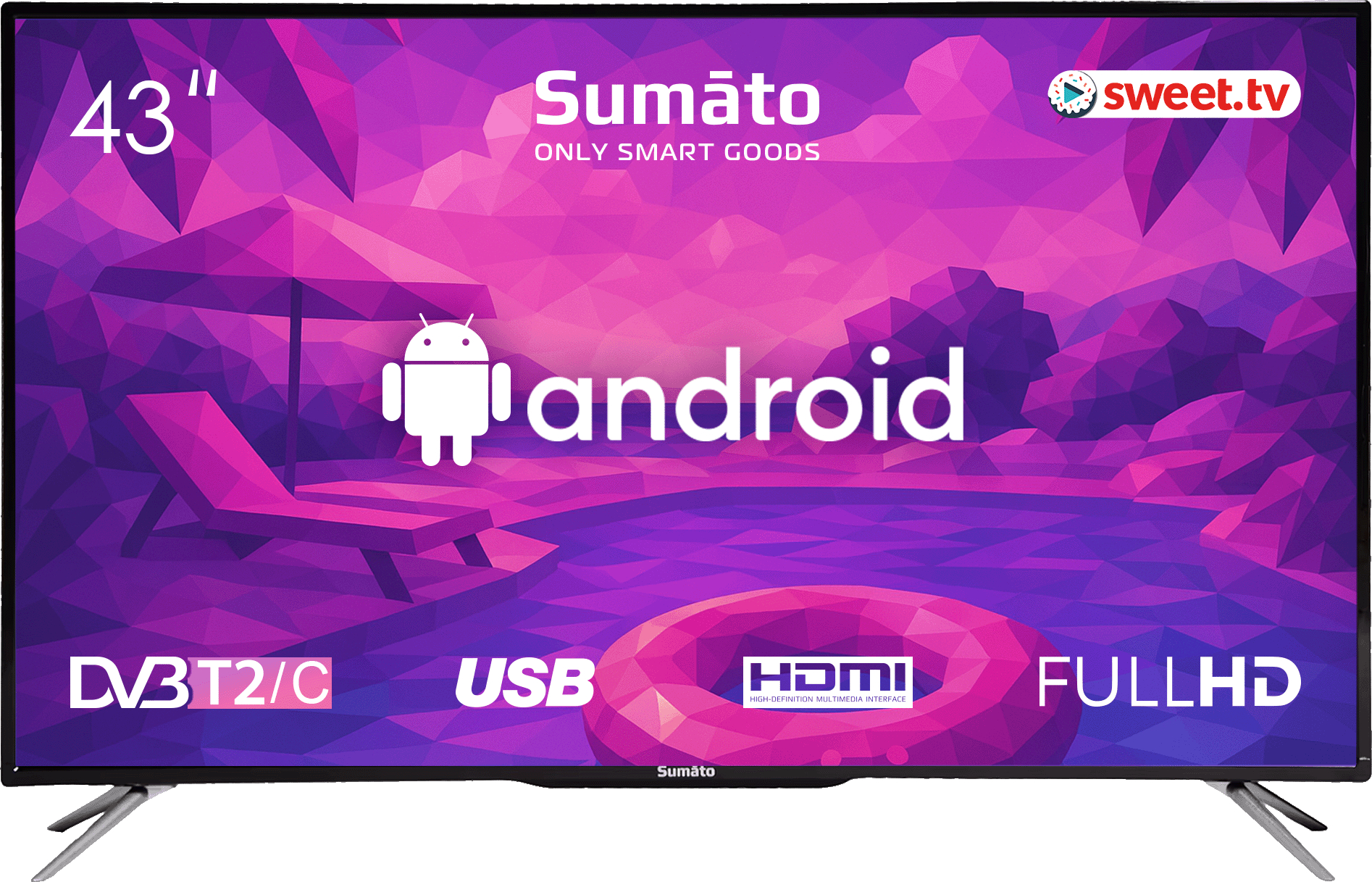 Телевізор SUMATO 43UTS03 - Фото 1