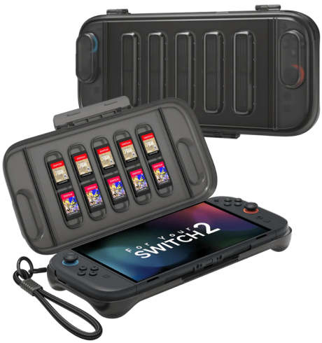 Чехол для игровой приставки JSAUX PC0116 для Nintendo Switch 2 Black - Фото 1