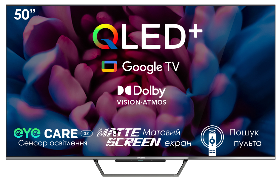 Телевизор Skyworth 50Q66G AI QLED+ Dolby Vision/Atmos - Фото 1