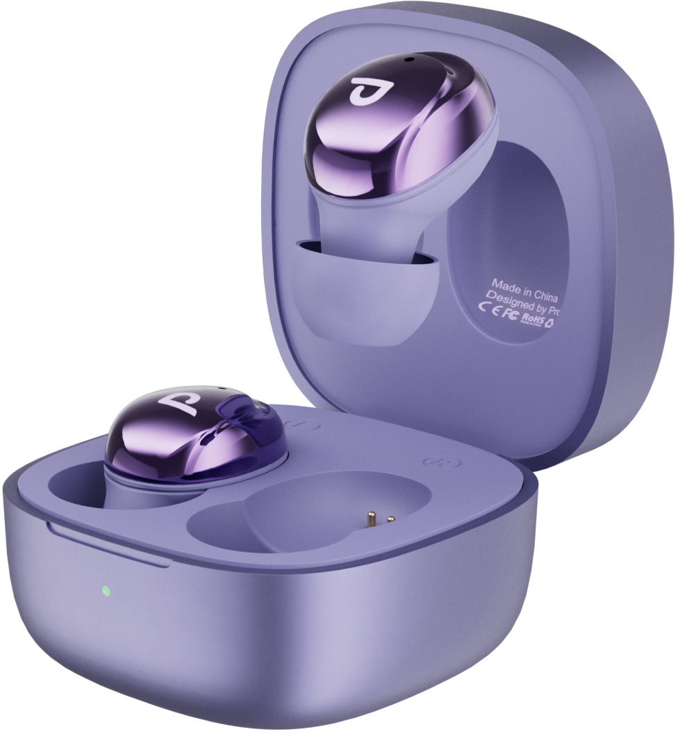 Наушники вкладыши беспроводные TWS Proove Charm purple (TWCH0001AP09) - Фото 1