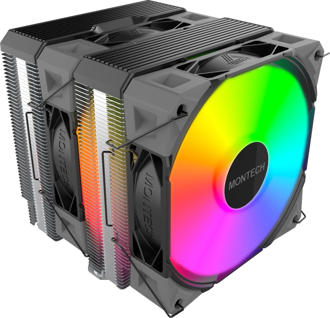 Купити Процесорний кулер Montech NX600 ARGB (B) - Фото 1 Процесорний кулер Montech NX600 ARGB (B) - Фото 1