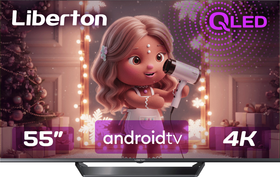 Телевізор Liberton LTV-55Q01AT - Фото 1