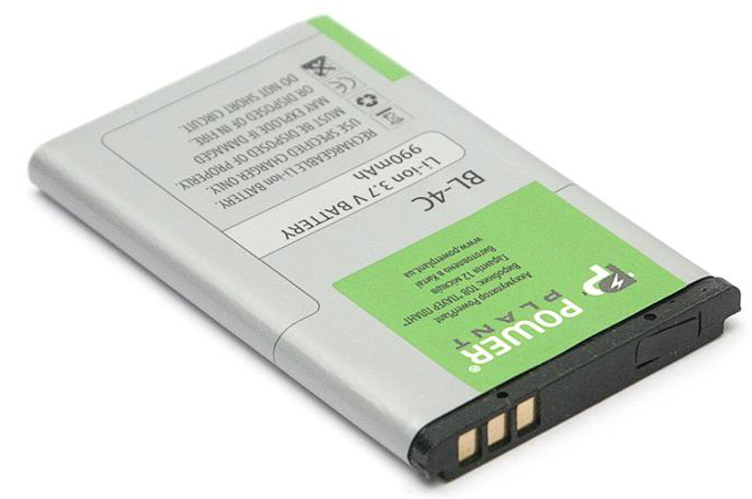Акумулятор для мобільного телефону PowerPlant Nokia BL-4C 6230/6100/5100 (DV00DV1124) - Фото 1