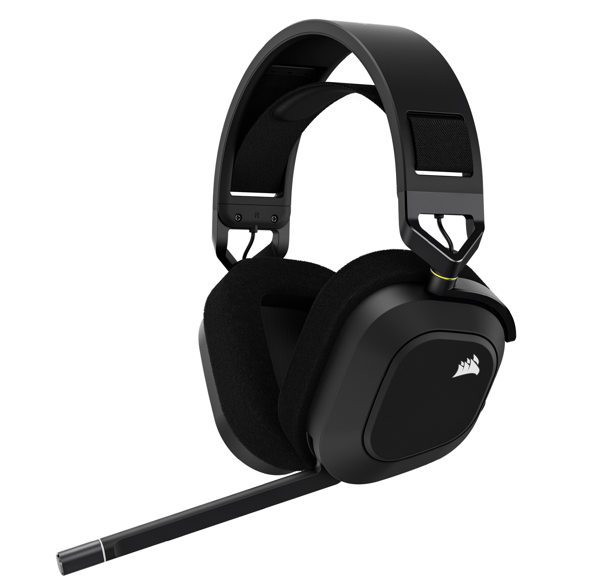 Гарнитура беспроводная игровая Corsair HS80 RGB Wireless Headset, Carbon (CA-9011235-EU) - Фото 1