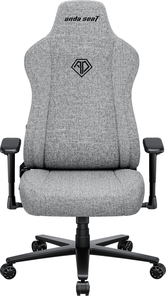 Кресло для геймеров Anda Seat Novis Size XL Gray Fabric (AD23-XL-01-G-F) - Фото 1