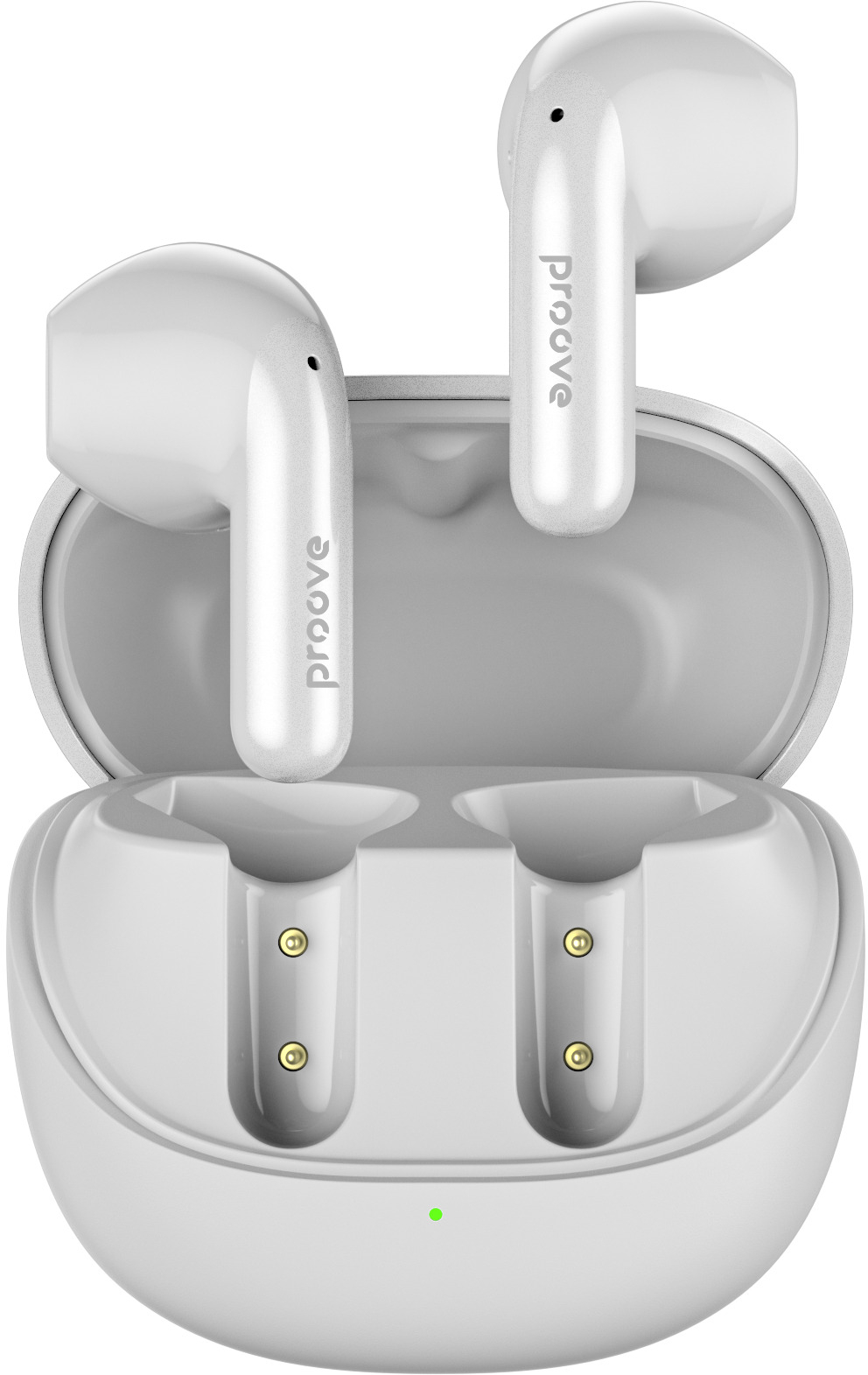 Навушники вкладиші бездротові TWS Proove Logic TWS (APP) pearl white (TWLG0001AP16) - Фото 1