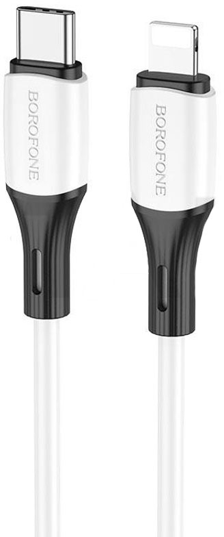 Кабель синхронизации данных BOROFONE BX79 Type-C to iP 3A, 20W, 1m Black (6974443384727) - Фото 1
