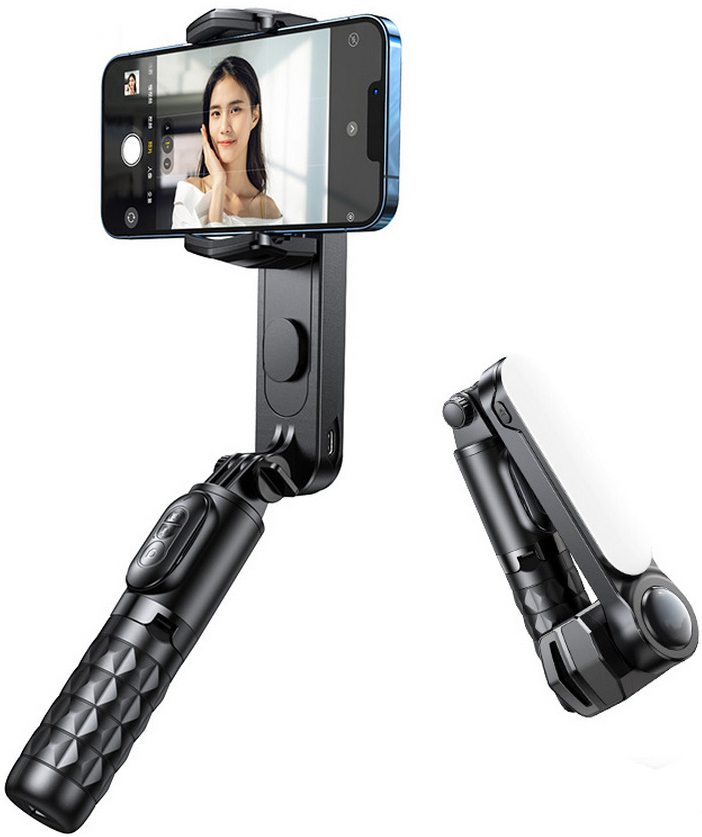 Стедикам RTAKO Q09 Mini Electric  Gimbal Stabilizer with AR Detach Black (6975068272314) - Фото 1