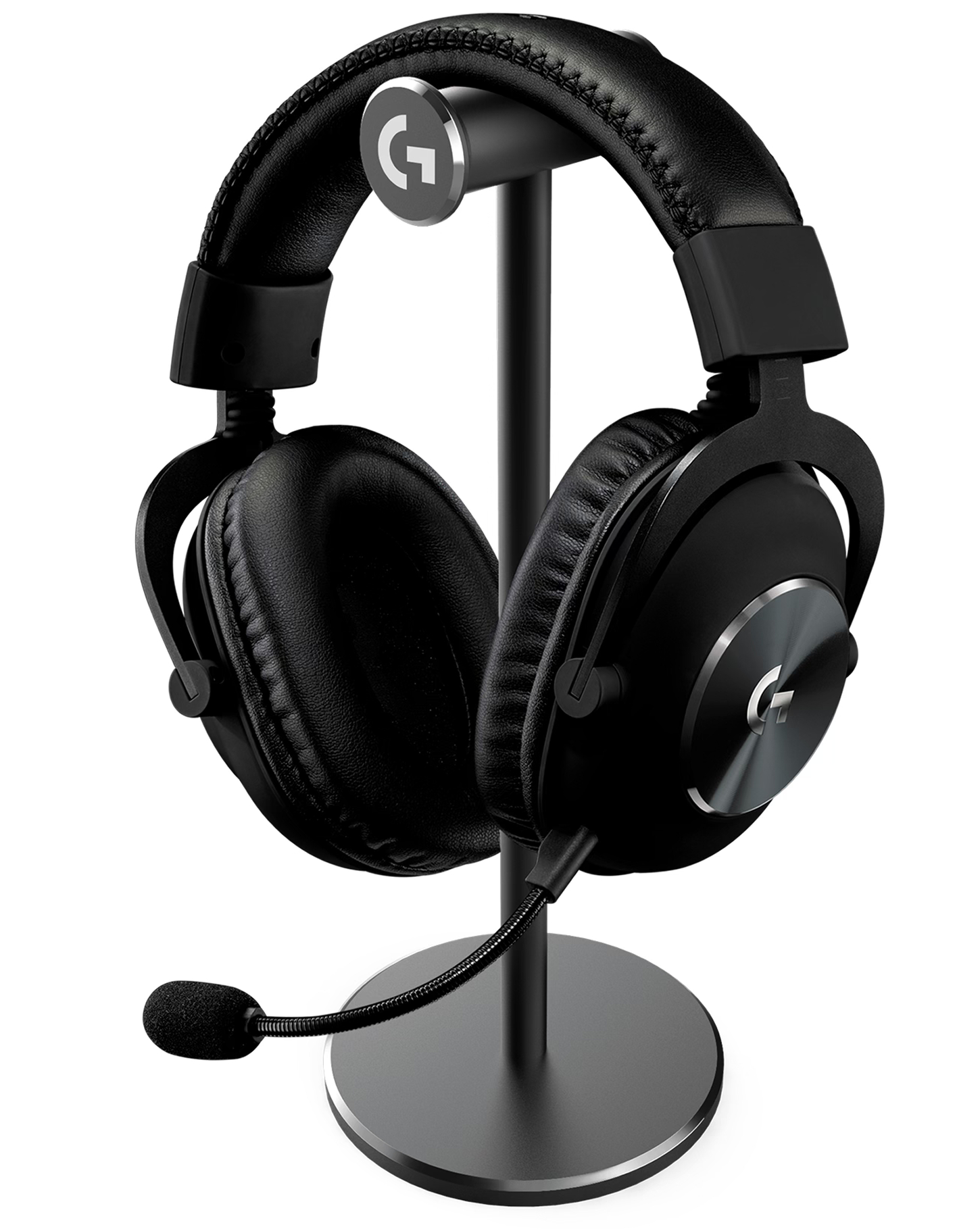 Гарнитура проводная игровая Logitech G PRO X Gaming Headset Black USB Stand (991-000358) - Фото 1